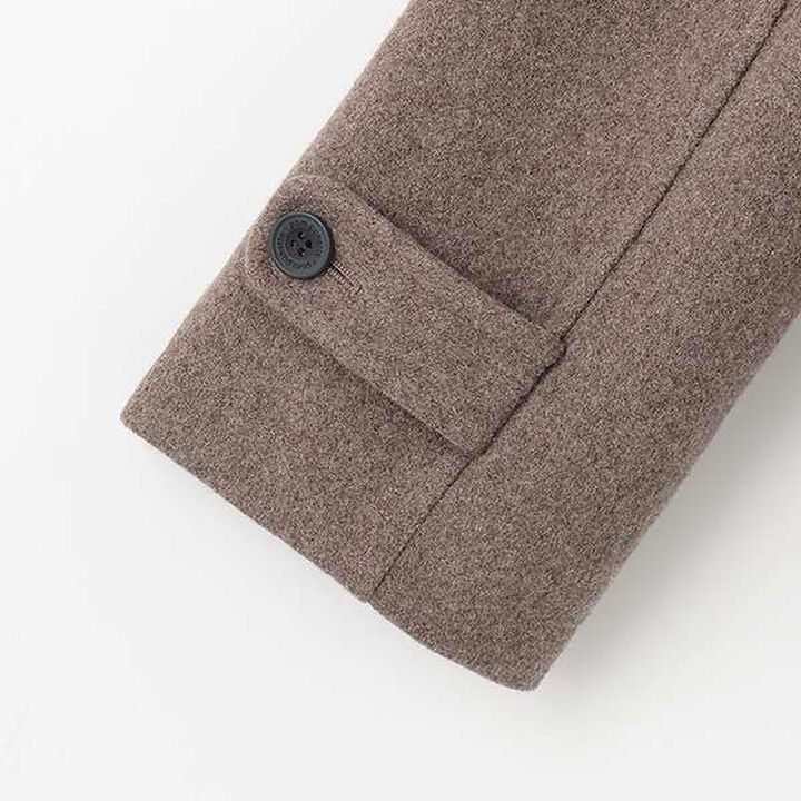 [Graduation Attire] Lightweight Quilted Lining Mid-Length Duffle Coat,Navy, medium image number 9