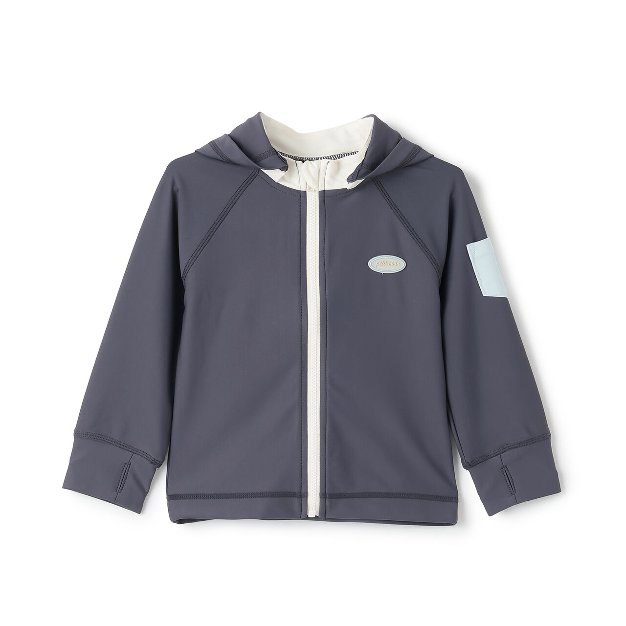 [SWIM] Boys Rash Guard,Charcoal gray, large image number 0