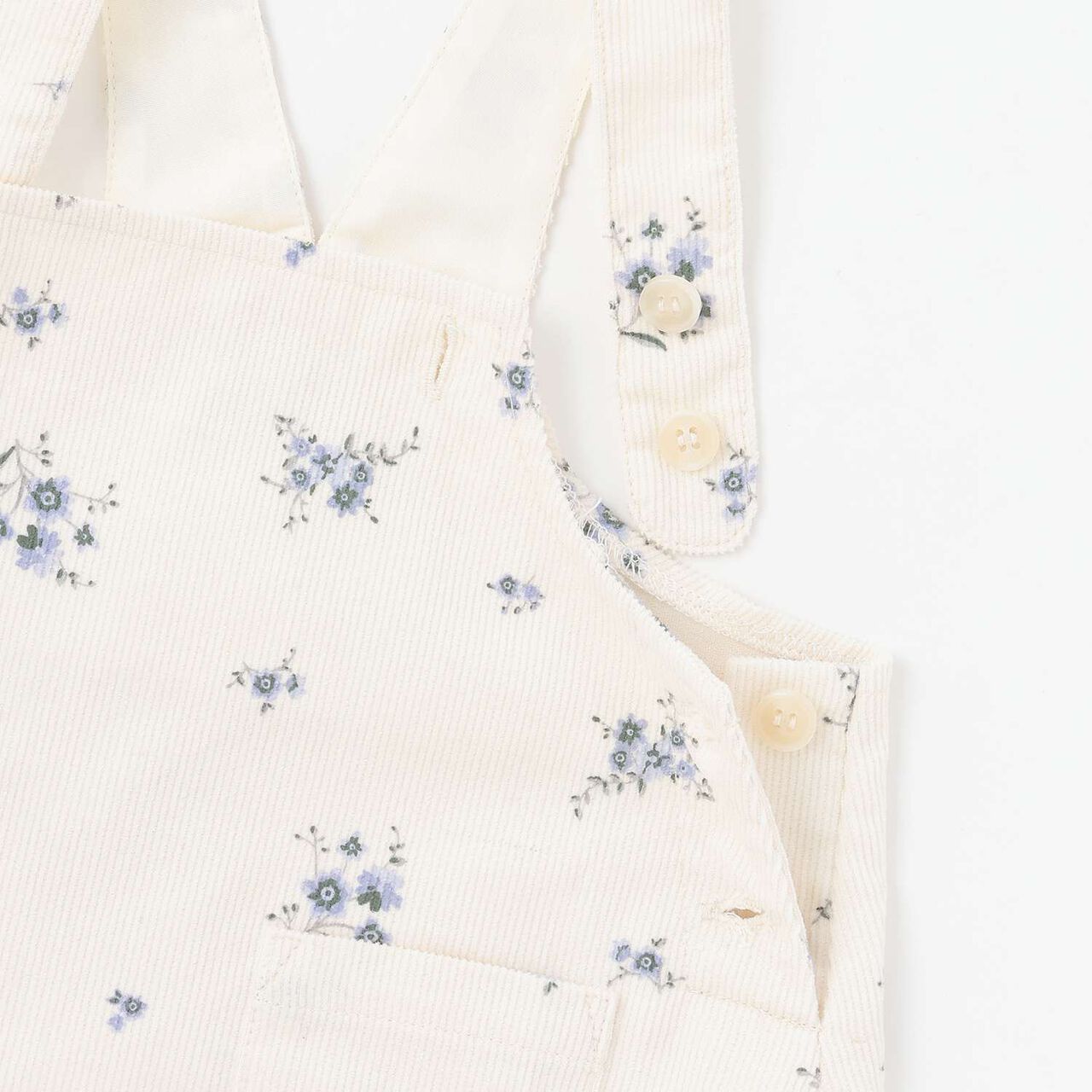 [Link] Floral Pattern Jumper Skirt Outfit Set,Ivory, large image number 10