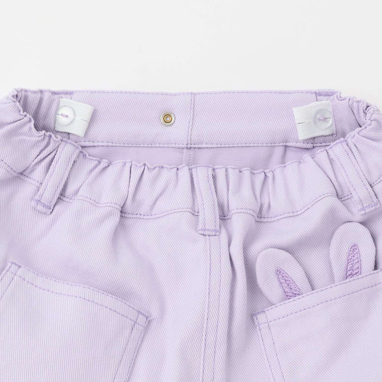 [Restock] Faux Fur Charm Pleated Skirt-Pants,Navy, large image number 4