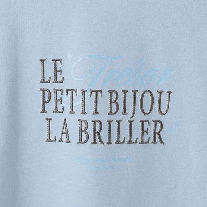 [GOOD PRICE] 6-Sleeve Logo T-Shirt,Cream, medium image number 2