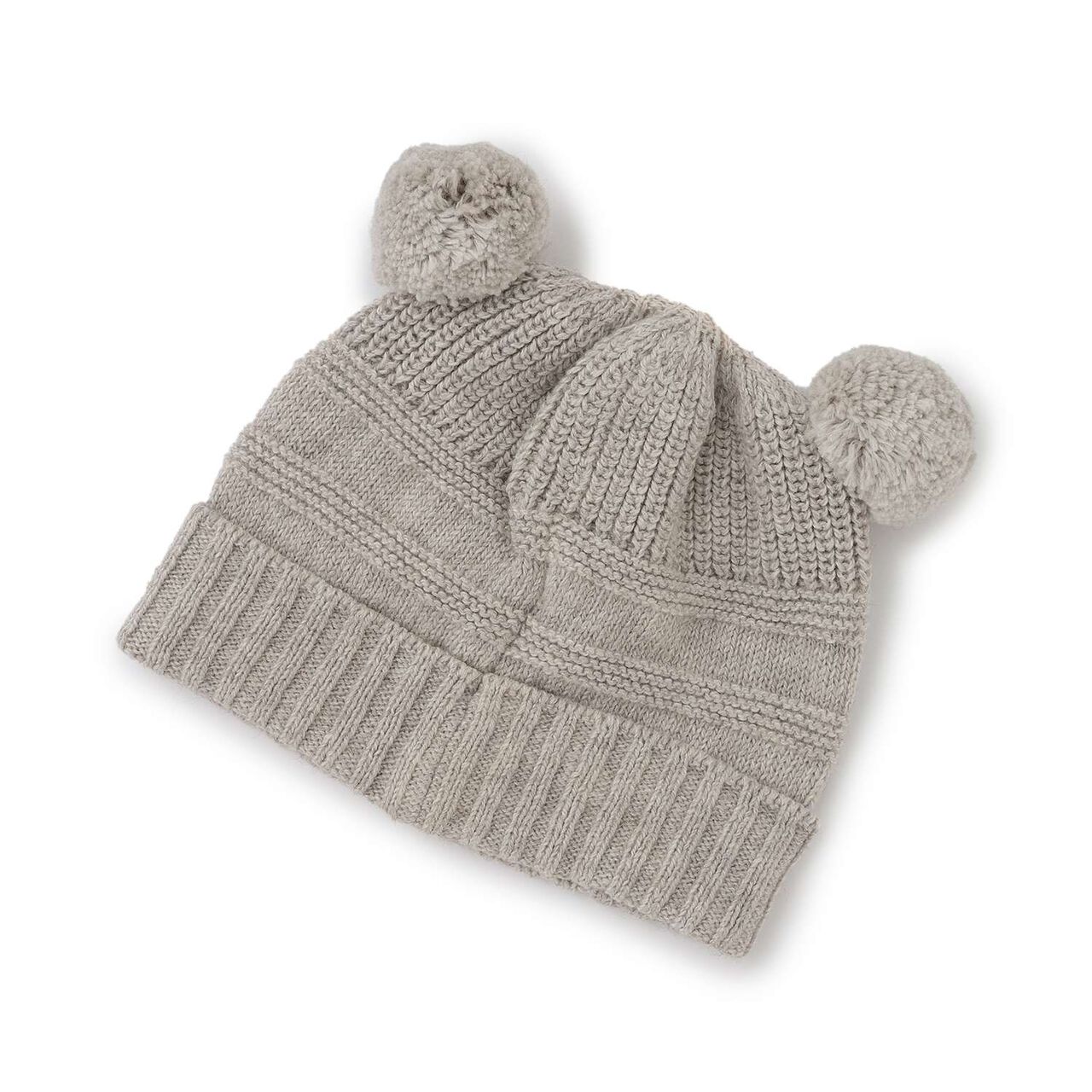 Organic Pom-Pom Hat [Made in Japan],Light gray, large image number 1