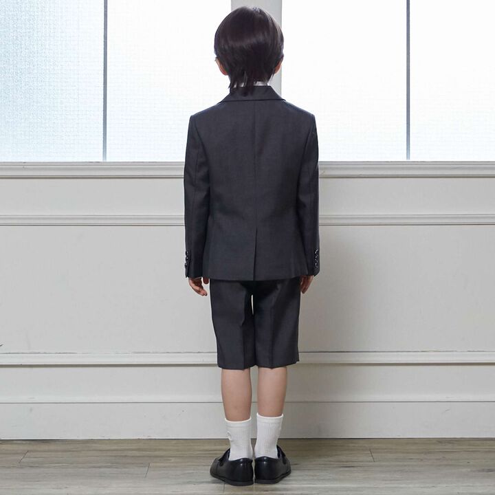 [Formal] Gray Jacket + Half Pants Set,Gray, medium image number 2