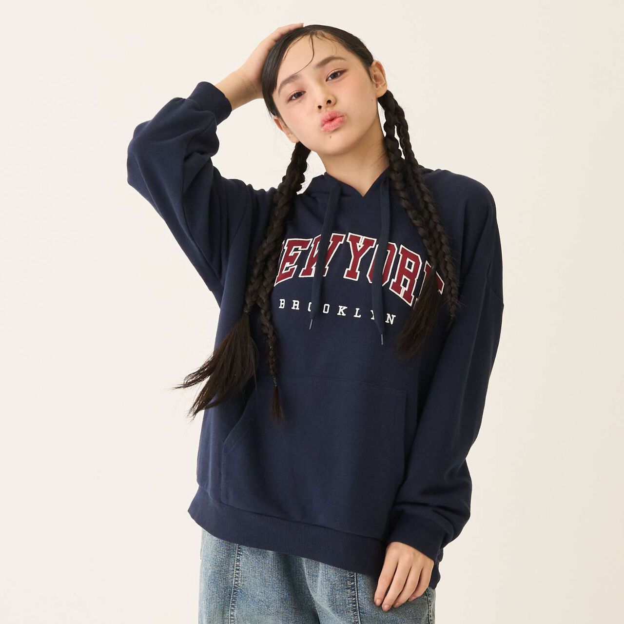 [Seconds Cute Top] [LTXC] College Loose Parka,Green, large image number 5