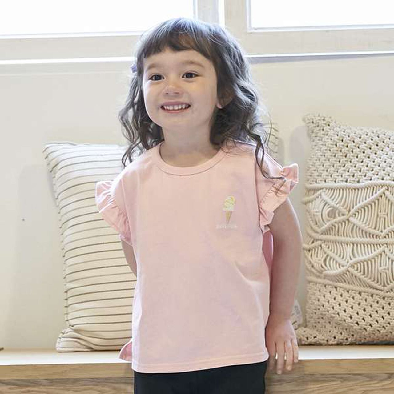 Affordable Girls Short Sleeve T-Shirt,Orange, large image number 21