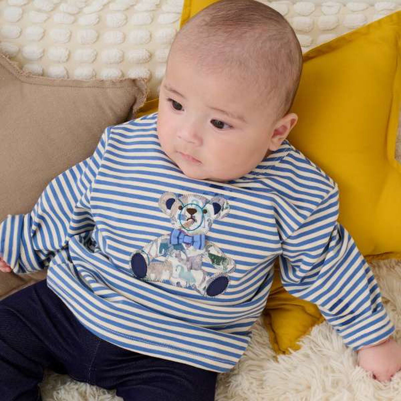 Q for the Zoo Teddy Bear Long-Sleeve T-Shirt Suit,Mocha tea, large image number 14