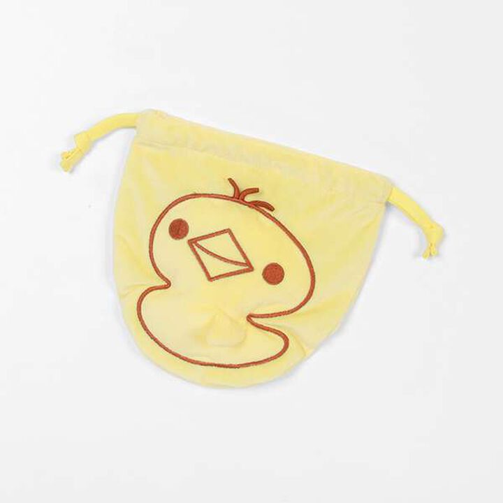 Mimi Popo Emma Character Face Drawstring Pouch,Blue, medium image number 8