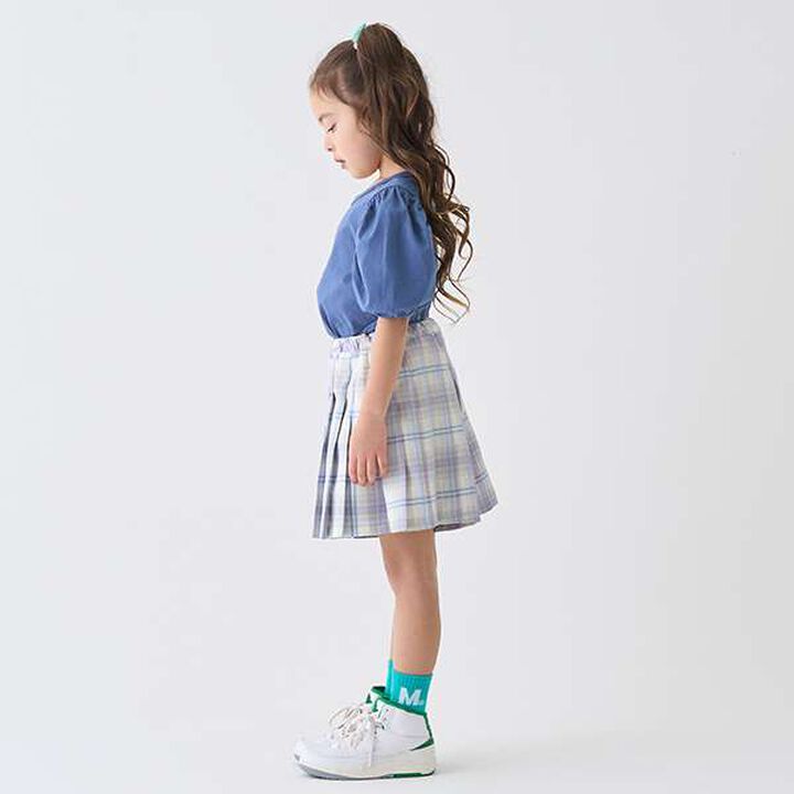 Check Pleats Culottes,Black, medium image number 19