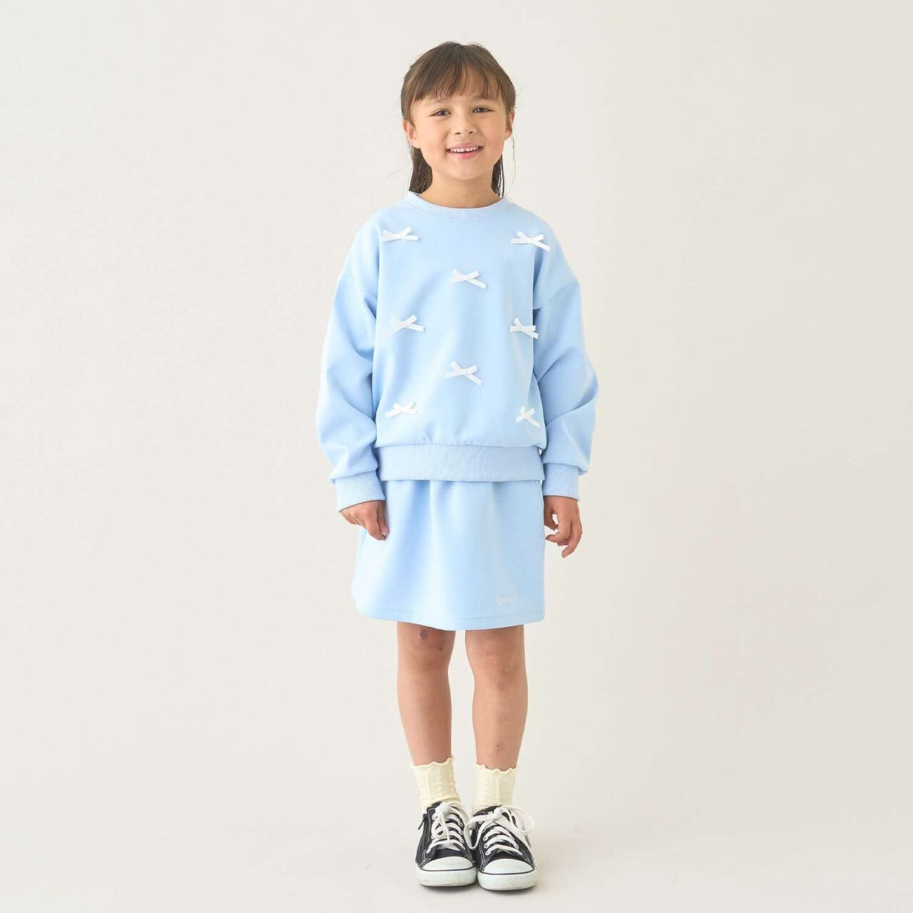 [School-Ready] Puff Sweat Skirt (with Shorts),Ivory, large image number 20