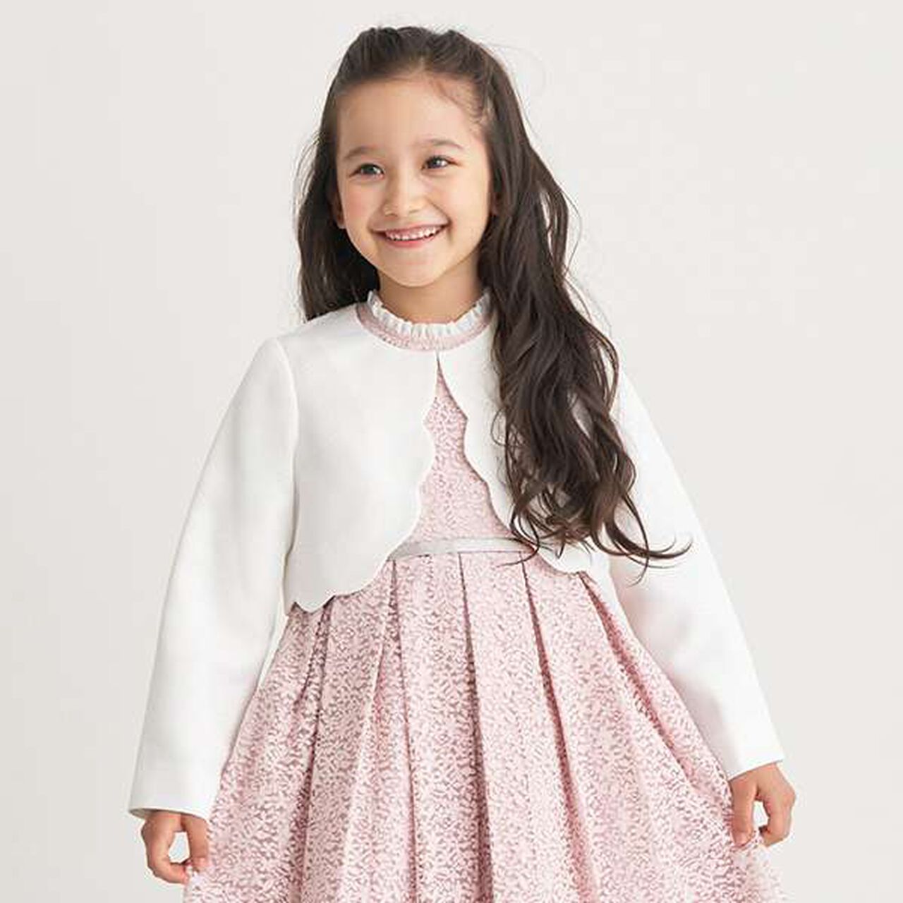 [Kids] Scallop Trim Jacket,Navy, large image number 16