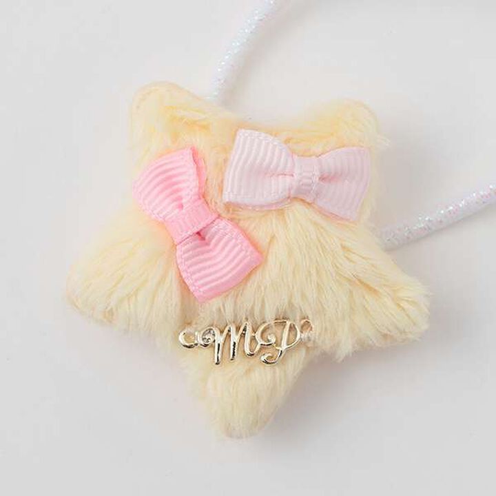 [Made in Japan] Puffed Star Hair Pony Set of 2,Light blue, medium image number 2