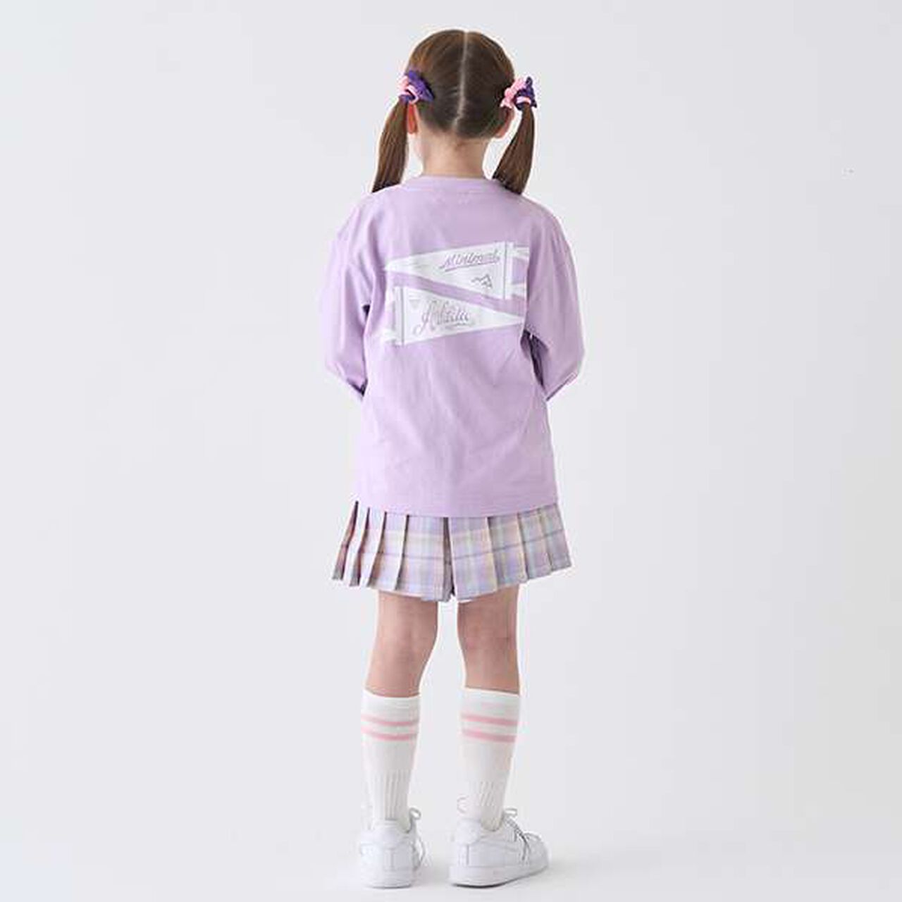 Check Pleats Culottes,Black, large image number 18