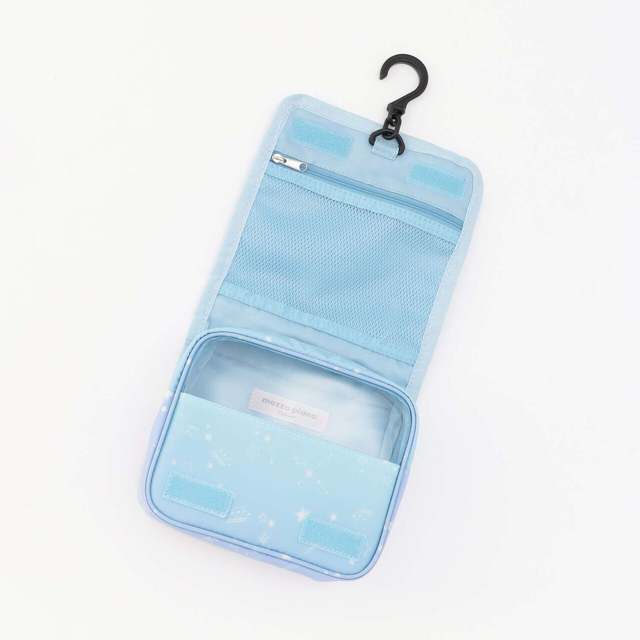 Zodiac & Musical Note Travel Pouch,Light blue, large image number 4