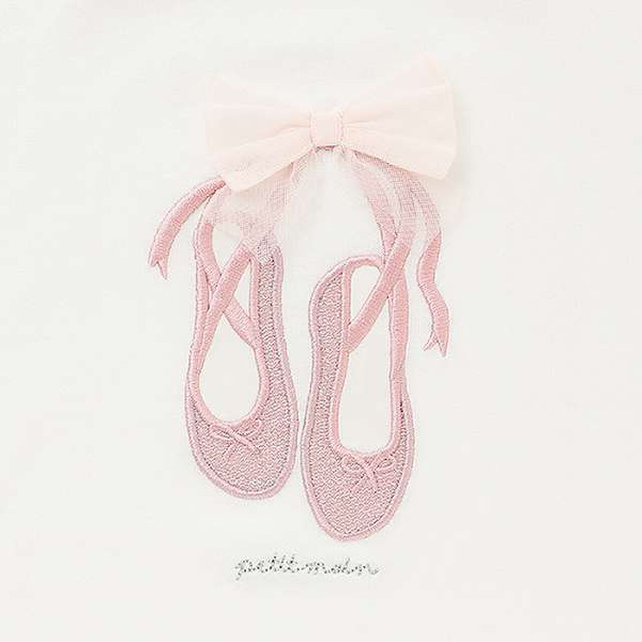 [Anti-stain/Link] Sparkling Motif T-Shirt,Off white, large image number 3