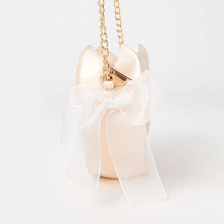 PVC Heart Bag,Off white, medium image number 2