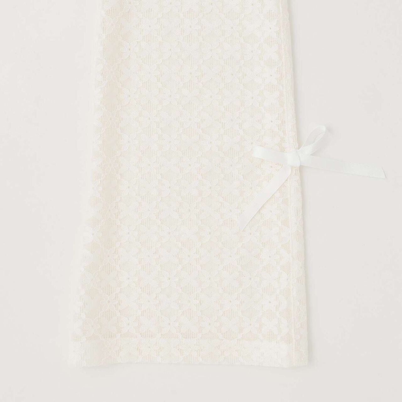 Frilly Tiered Skirt & Lace Pants Set,Ivory, large image number 9