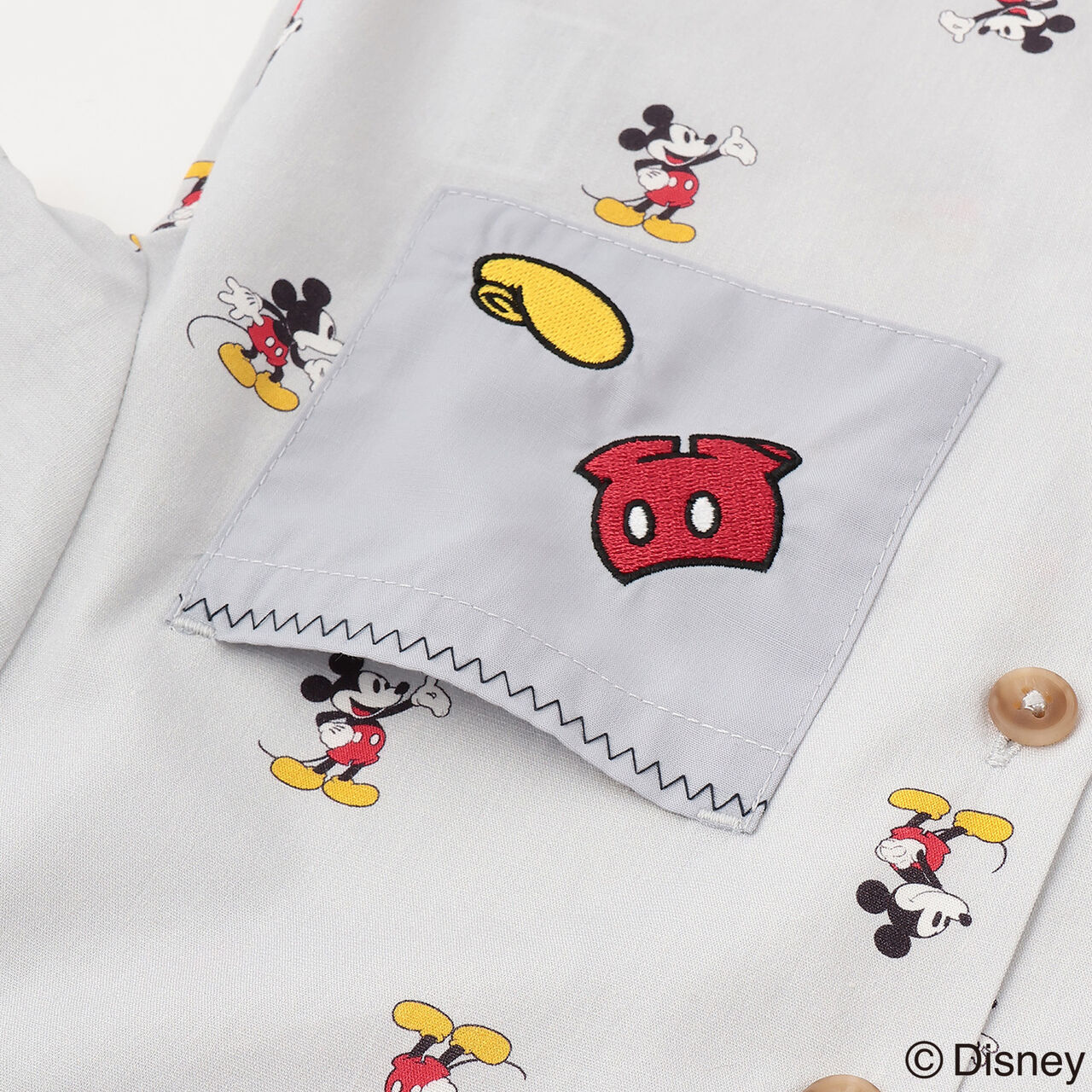 [Disney] 開領短袖襯衫,土耳其藍, large image number 11