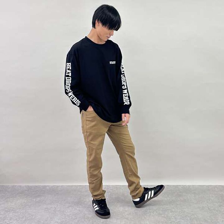 Sleeve Logo Print Long-Sleeve T-Shirt,Blue, medium image number 11