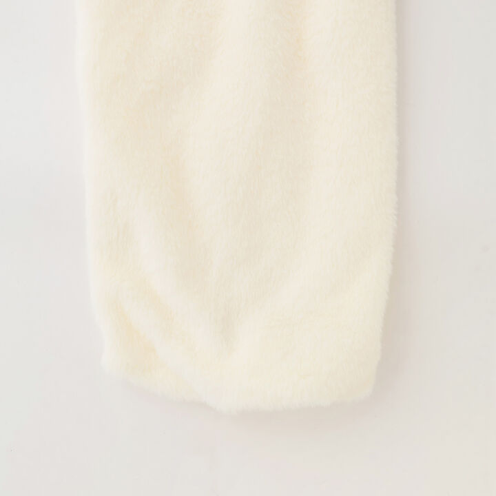 [milky coast] Cat Ear Fur Hoodie,Ivory, medium image number 19