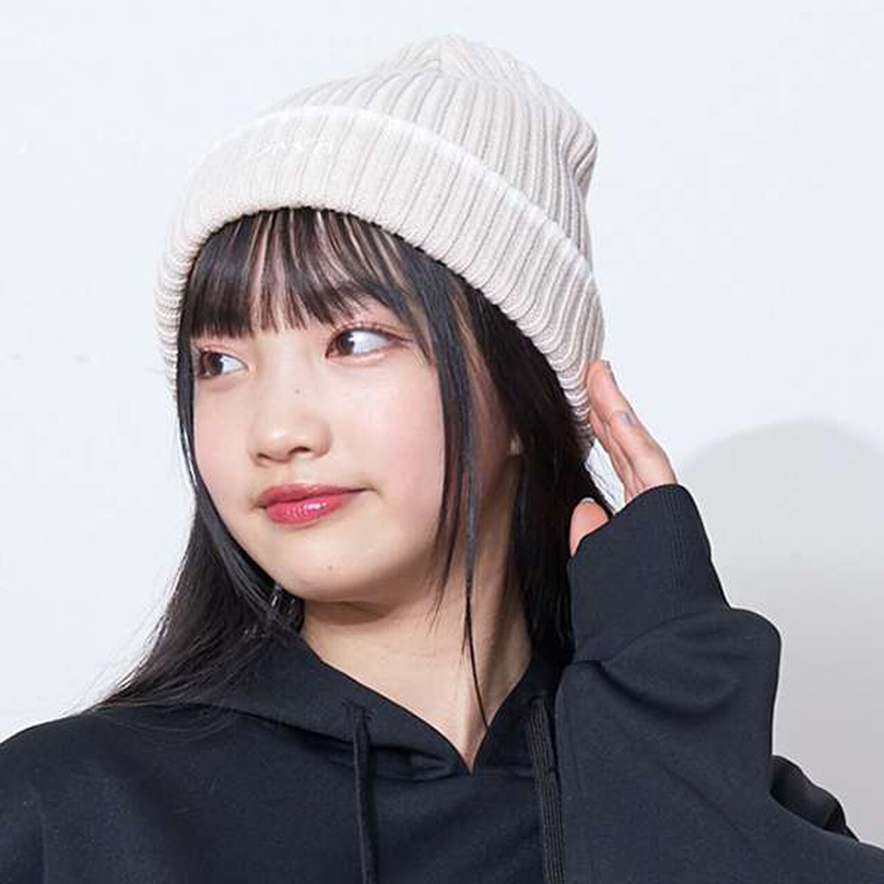 [LTXC] Cotton Touch Beanie,Ivory, large image number 0