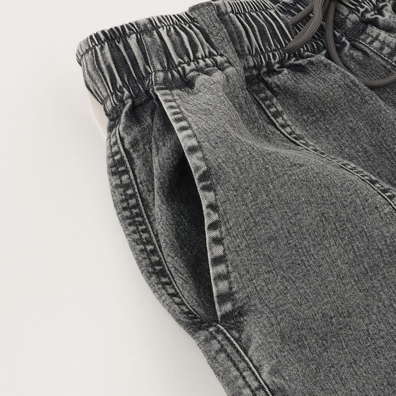 [LTXC/ME DENIM] Stretch Quick-Dry Denim Cargo Pants with Belt Loops,Blue, large image number 16