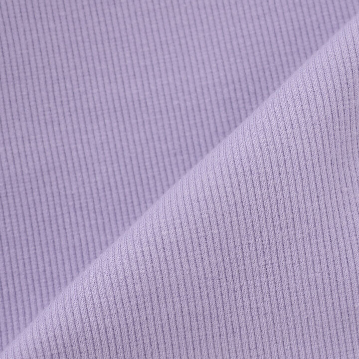 Ribbed Fabric Faux Layered Short-Sleeve Hoodie,Lavender, medium image number 11