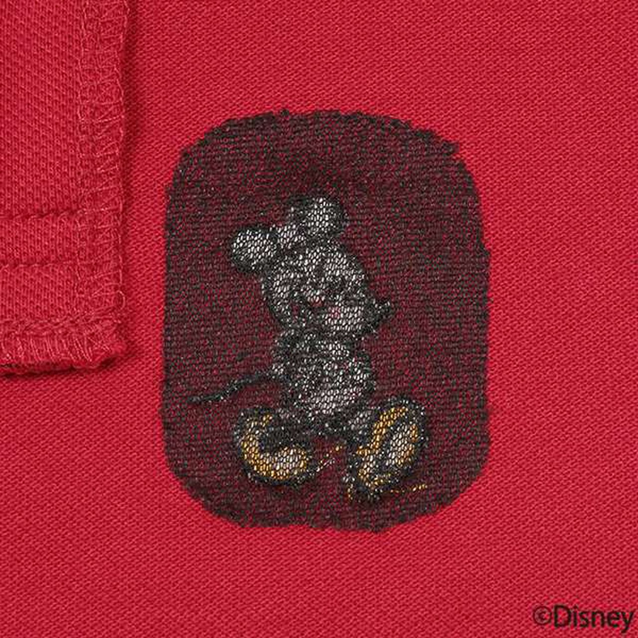 [Disney] Mickey Polo Shirt,Navy, large image number 6