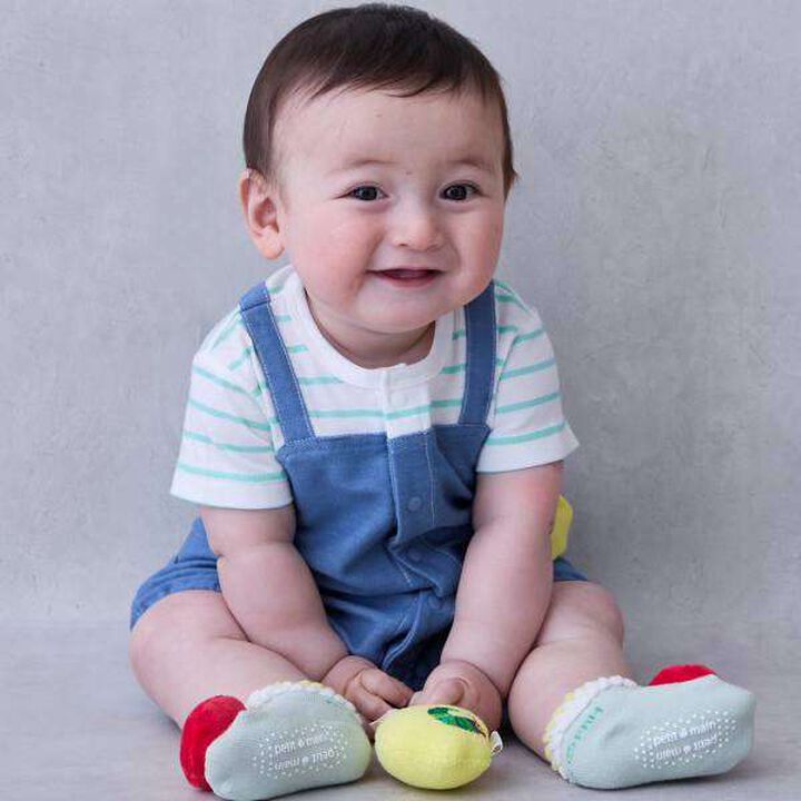 [Hungry Caterpillar] Salopette-Style Coverall,Blue, medium image number 1