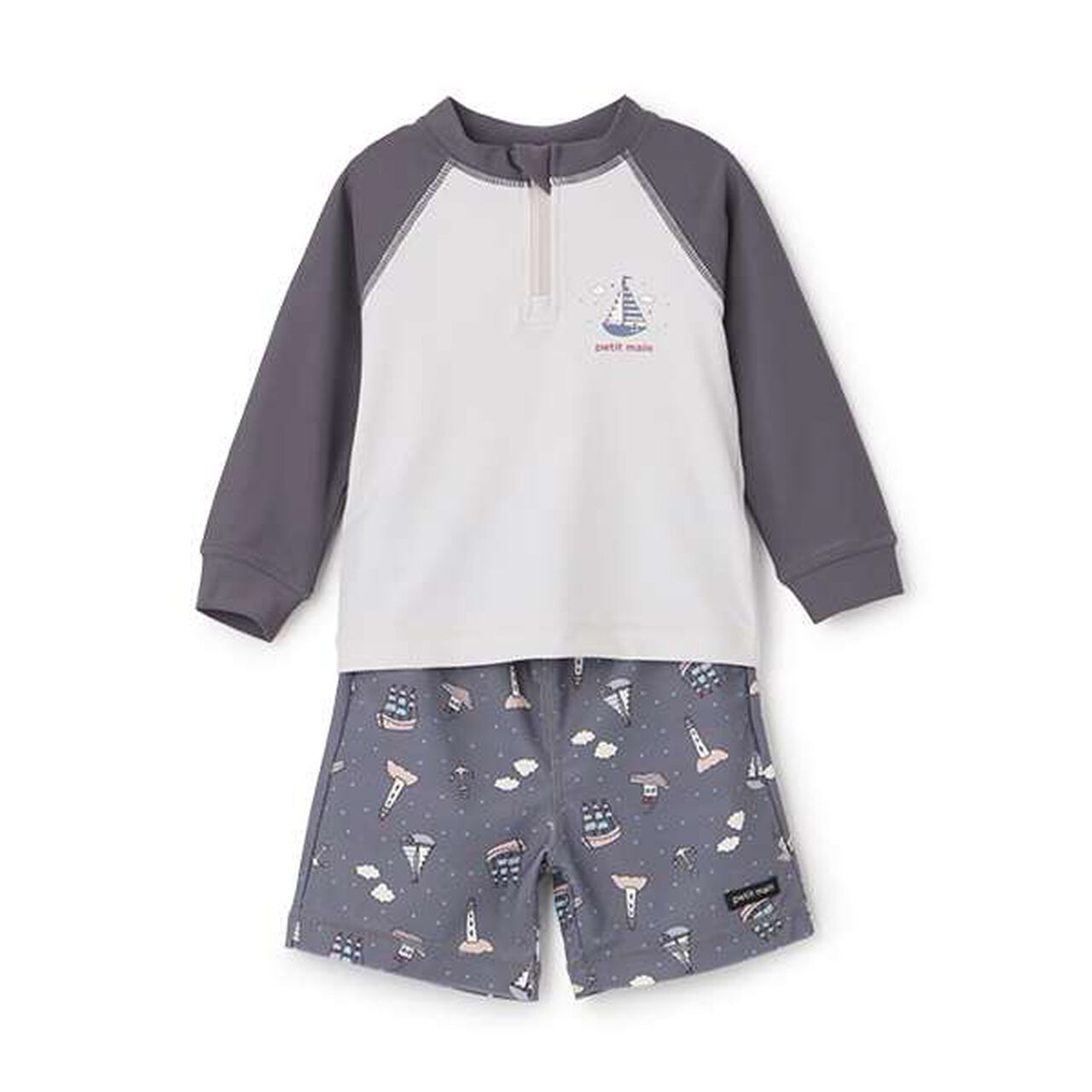 [SWIM] Boys Swim Assortment Outfit Set,Mocha tea, large image number 21