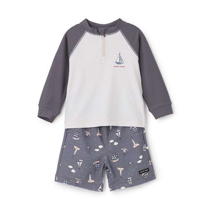 [SWIM] Boys Swim Assortment Outfit Set,Mocha tea, medium image number 21