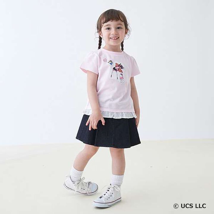 Minion Ruffle Hem T-Shirt,Off white, medium image number 11