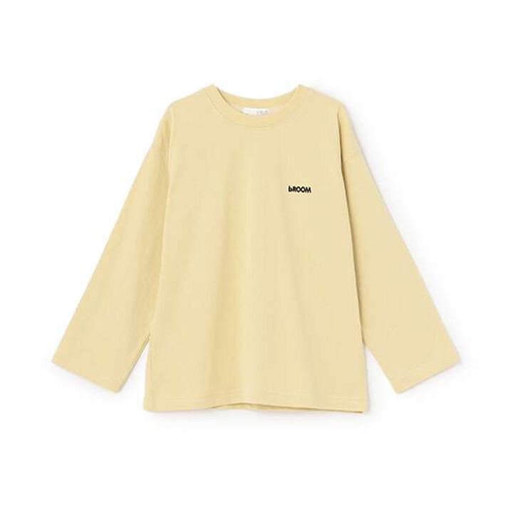 [Daily Standard Wear] Oversized Simple Design Long-Sleeve T-Shirt with Accent,Ivory, medium image number 9