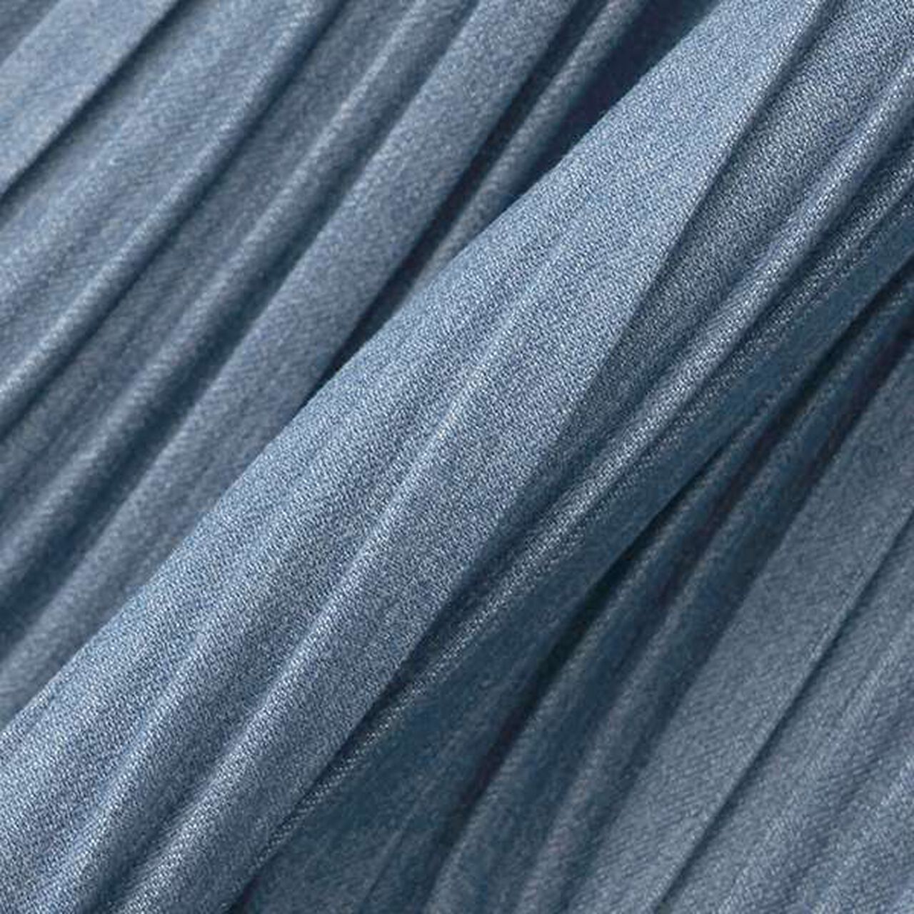Easy Pleated Skirt-Pants,Moderate blue, large image number 7