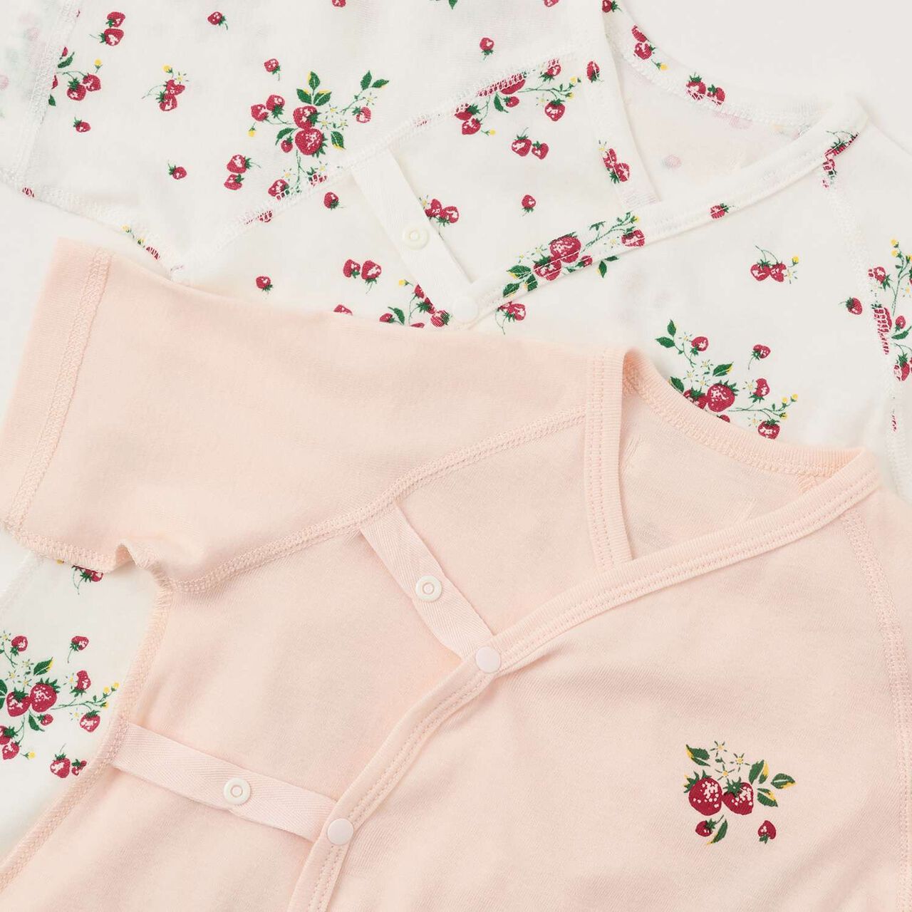 [Web Exclusive] 2-Piece Combination Bodysuit Set,Off white, large image number 2