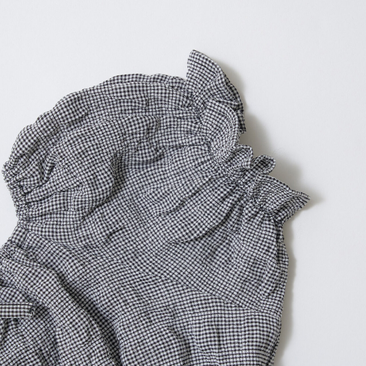 Front and Back Both OK! Blouse & Tiered Skirt Set,Light blue, large image number 9