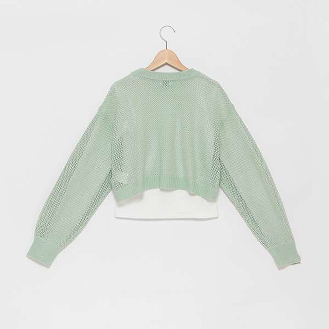 LTXC - Mesh Knit with Inner Layer,Black, large image number 1