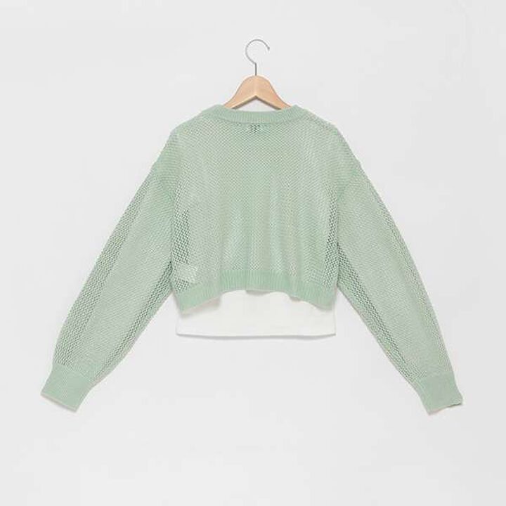 LTXC - Mesh Knit with Inner Layer,Black, medium image number 1