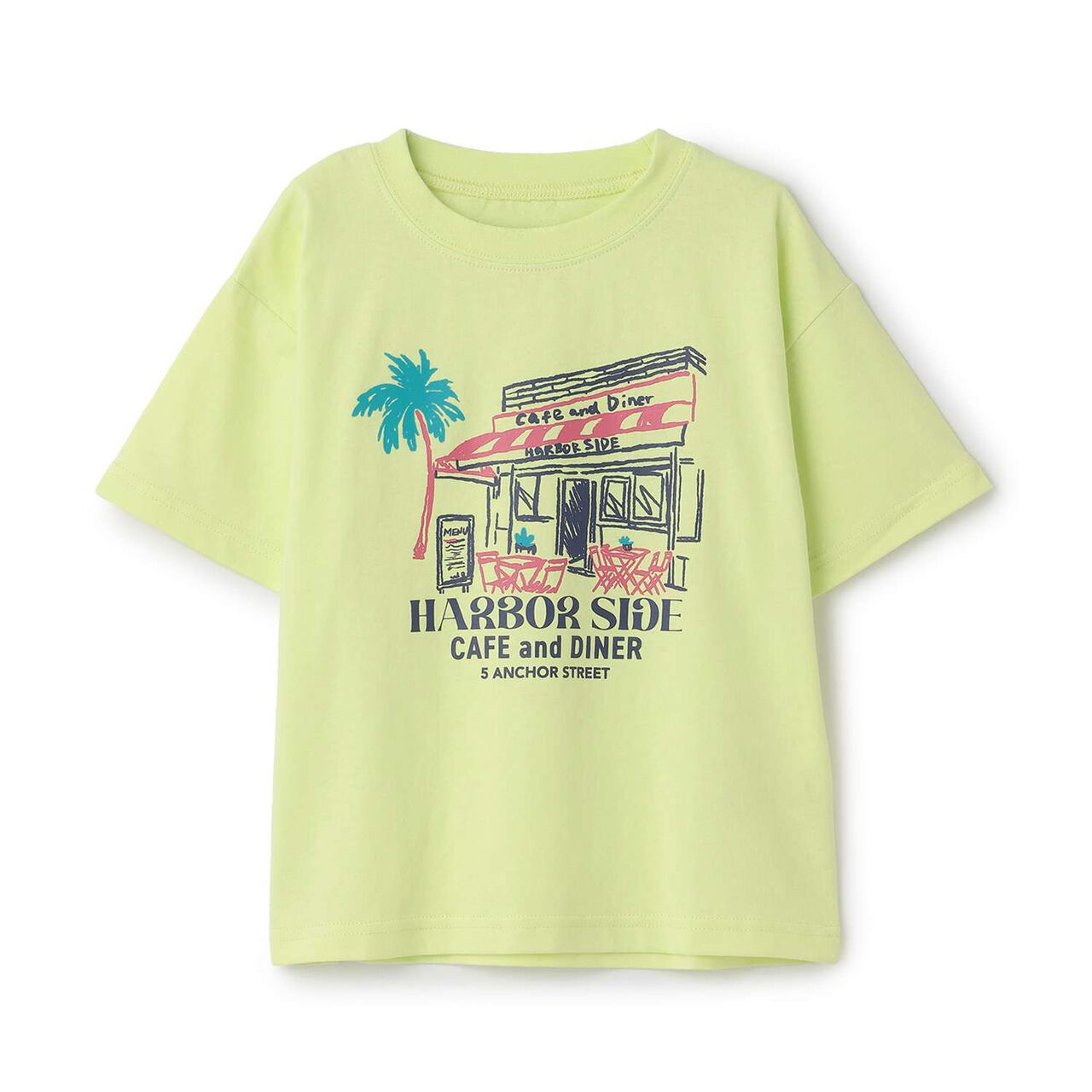 [365D.] Assorted Beach Print Cotton 100% Short Sleeve T-Shirt,Milky white, large image number 8
