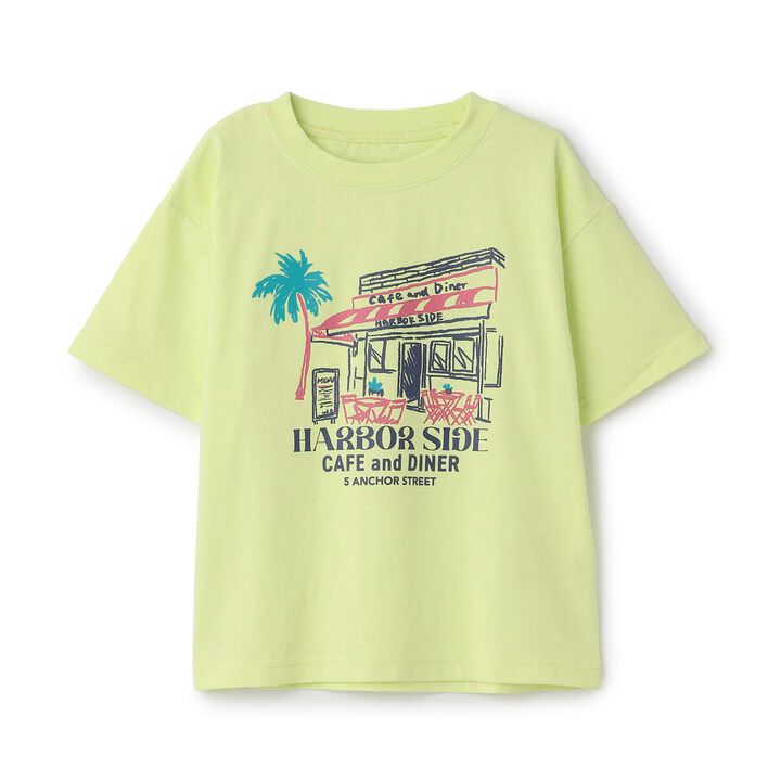 [365D.] Assorted Beach Print Cotton 100% Short Sleeve T-Shirt,Milky white, medium image number 8