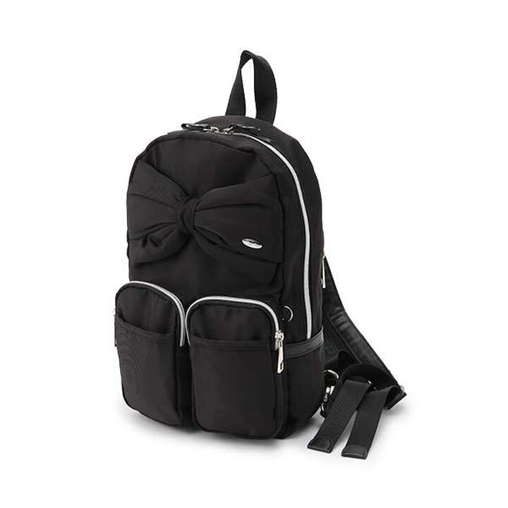 Ribbon Sling Bag,Black, medium image number 22