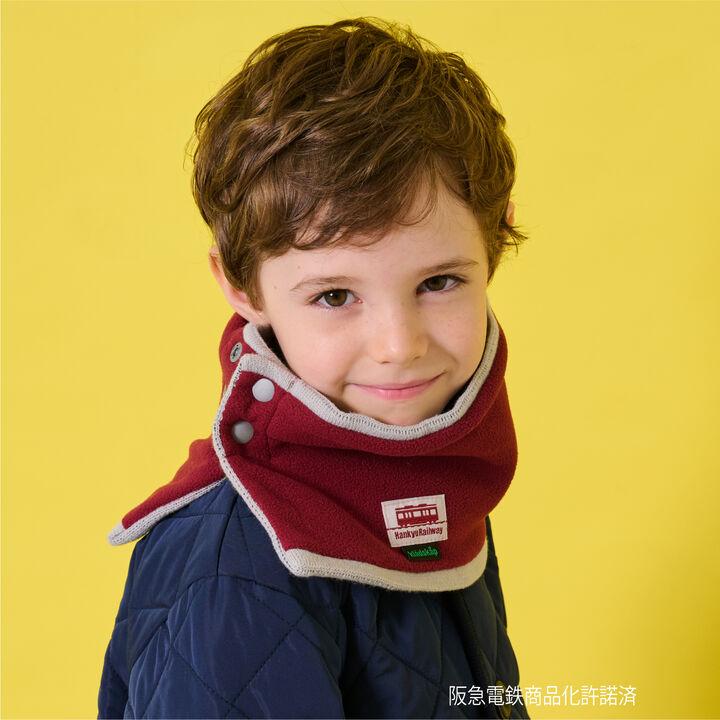 [Hankyu Train] Reversible Snood,Gray, medium image number 3