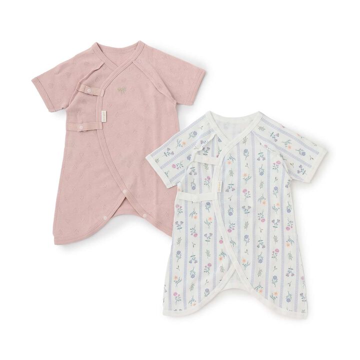 [Weak Acidity] Combi Bodysuit,Salmon pink, medium image number 0