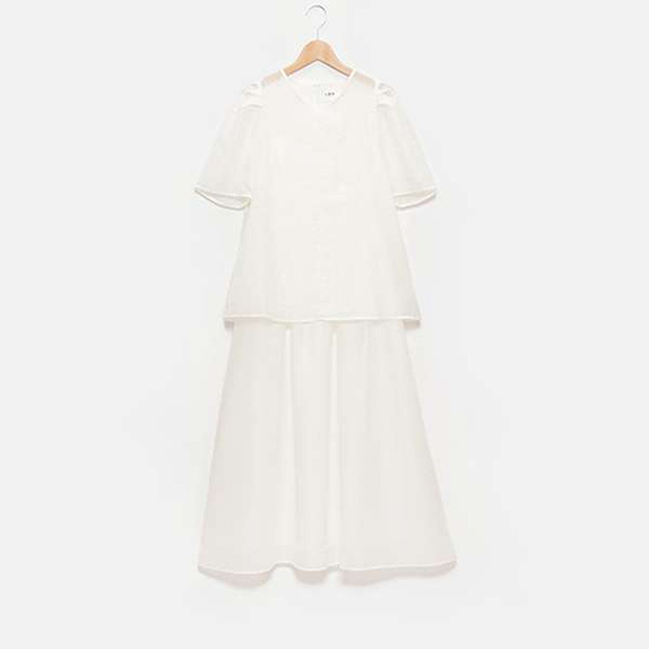 [LADIES] Bustier Dress Set,Gray, large image number 9