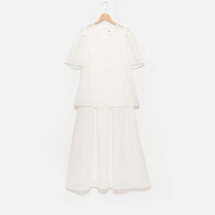 [LADIES] Bustier Dress Set,Gray, medium image number 9