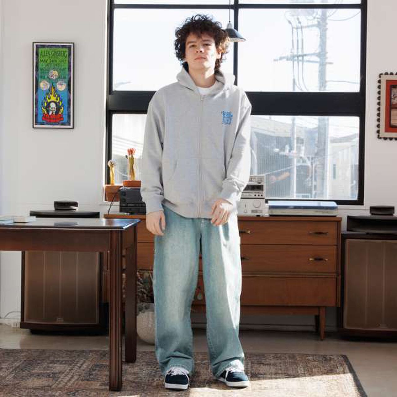 Denim Painter Pants,Blue, large image number 1