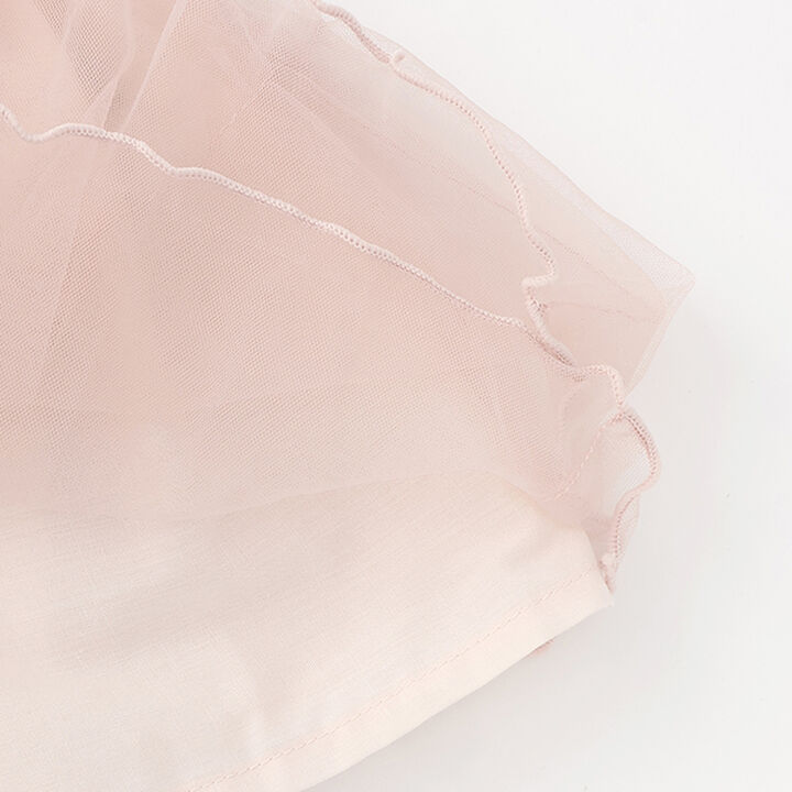 [Cool Touch] Tulle Skirt with 5-Minute Length Leggings,Light pink, medium image number 7