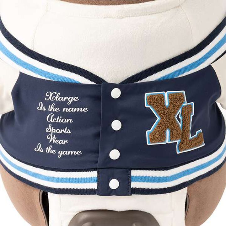 XLARGE KIDS × LOVOT Varsity Jacket & Cap Set,Navy, medium image number 6