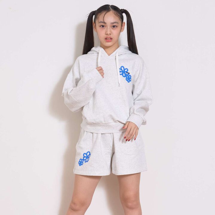 [LTXC] 100% Cotton Wool Lined Back Spray Outfit Set,Smoke white, medium image number 0