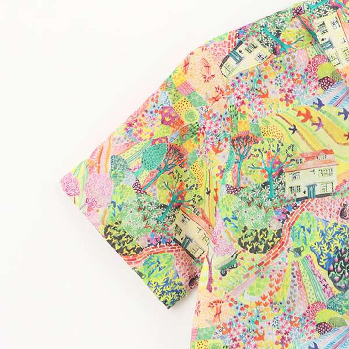 Royal Oak House Short-Sleeve Shirt with Bow Tie,Blue, medium image number 12