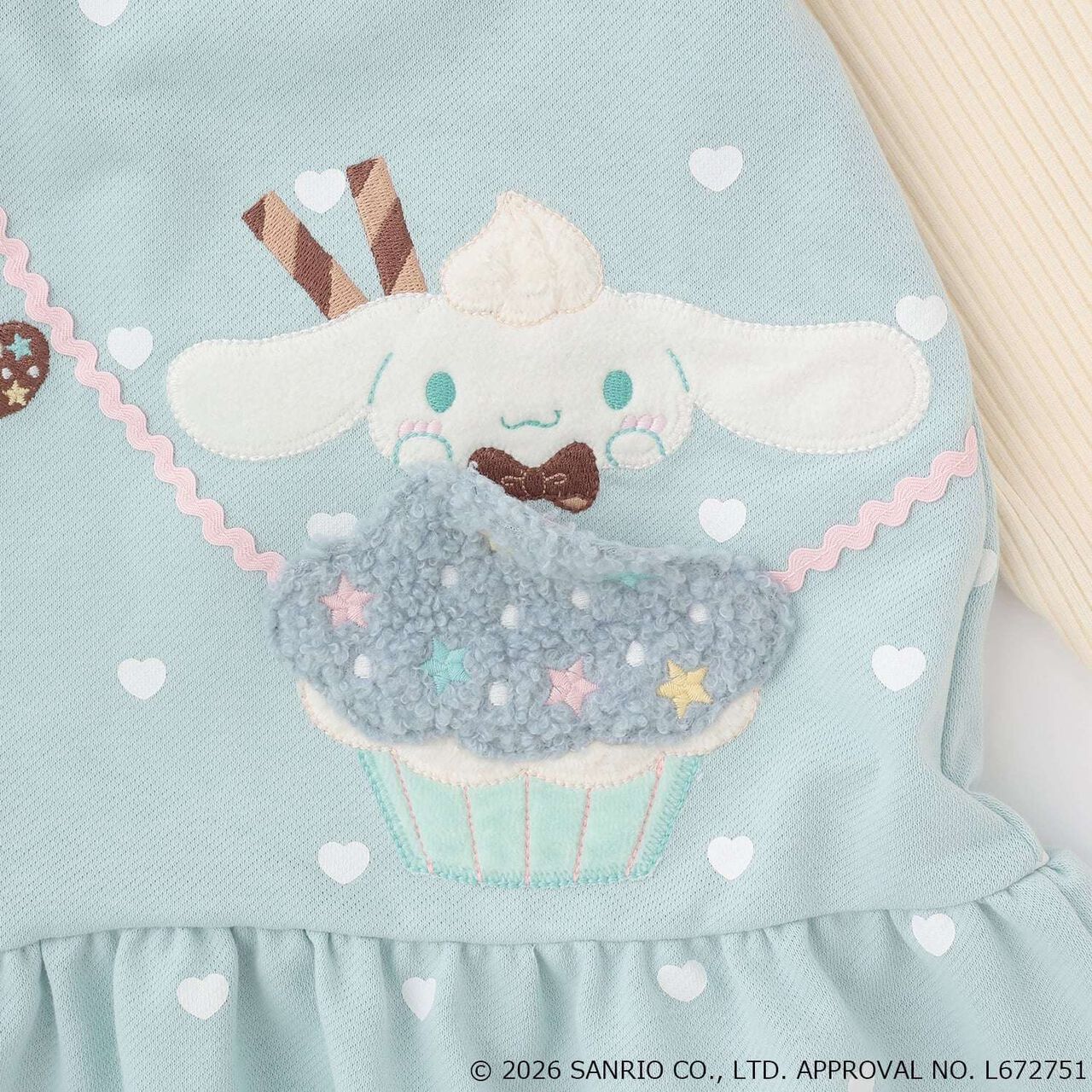[Cinnamoroll/Kuromi] Peplum Tunic,Blue, large image number 9